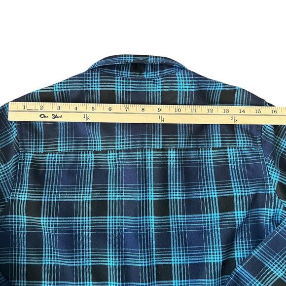 Dixxon Flannel The Conrad Plaid Button Down Long Sleeve Shirt Women Size M - Picture 6 of 10